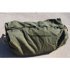 Ex British Army Heavy Duty Canvas Tent Bag Valise 160lb Tent Bag - Well used