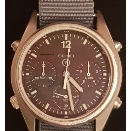 Ex Royal Air Force Seiko Pilots Chronograph Watch 1st Gen