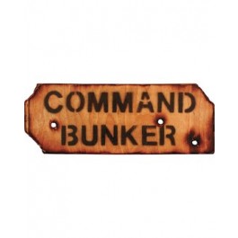 Command Bunker Sign