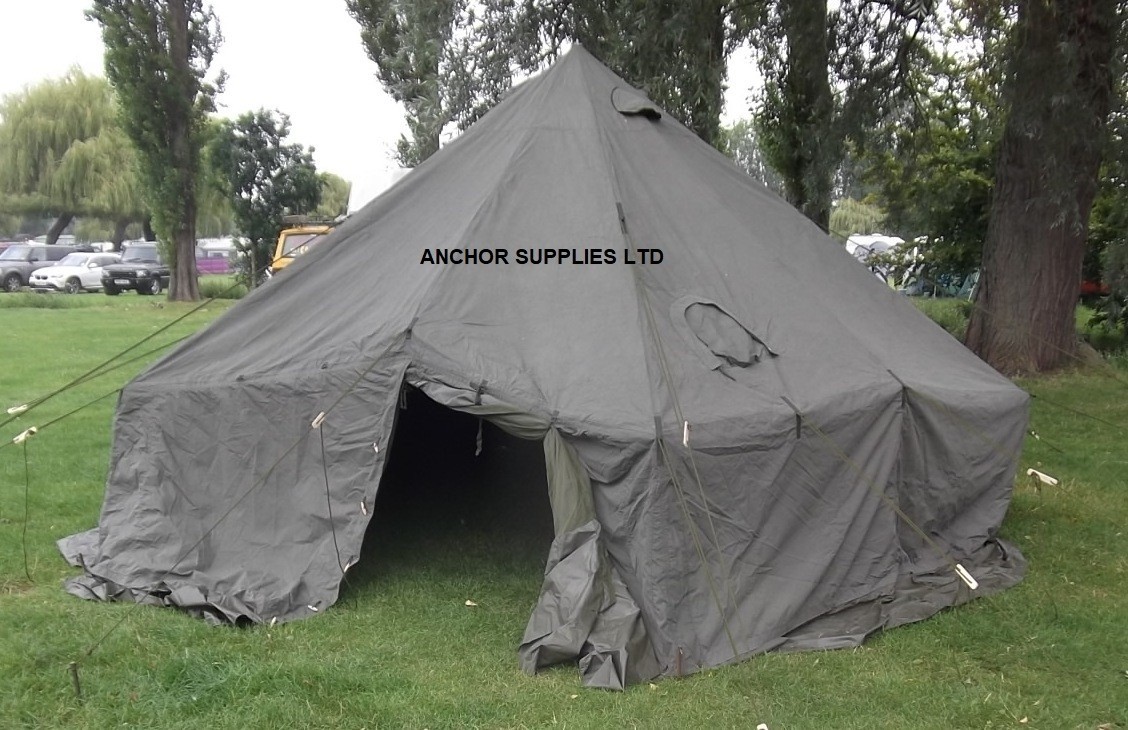 Ex British Army 10 Man Arctic Bell Tent Lightweight Canvas - B Grade