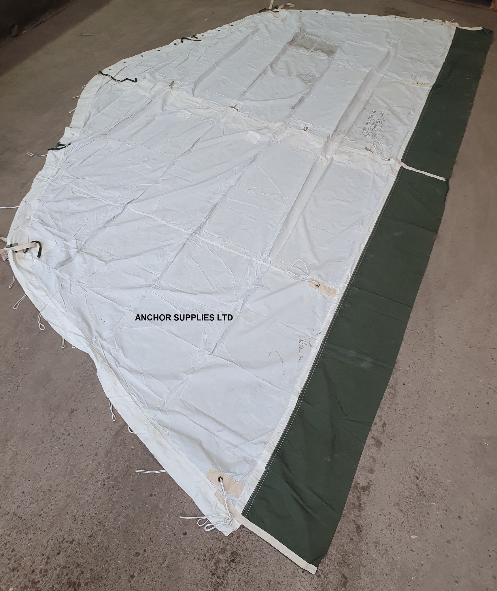 Ex British Army 12x12 Tent Liner - Door Section Only