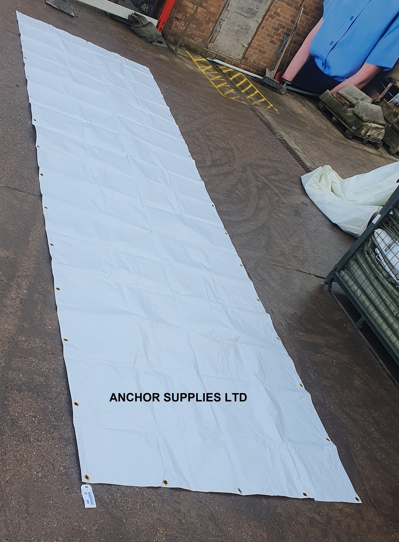 Ex British Army White Thermal Tarp 7m x 2m
