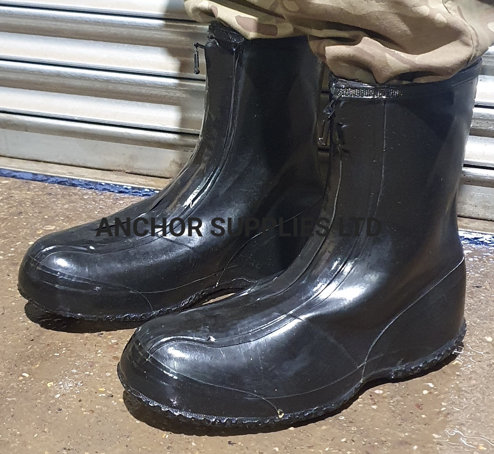 Genuine RAF Winter Flying Rubber Over boots Rubber 