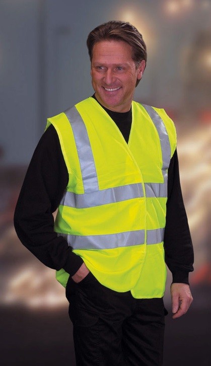 Hi Vis 2 Band & Brace Waistcoat