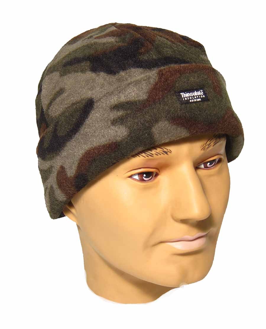 Camo Fleece Thinsulate Hat