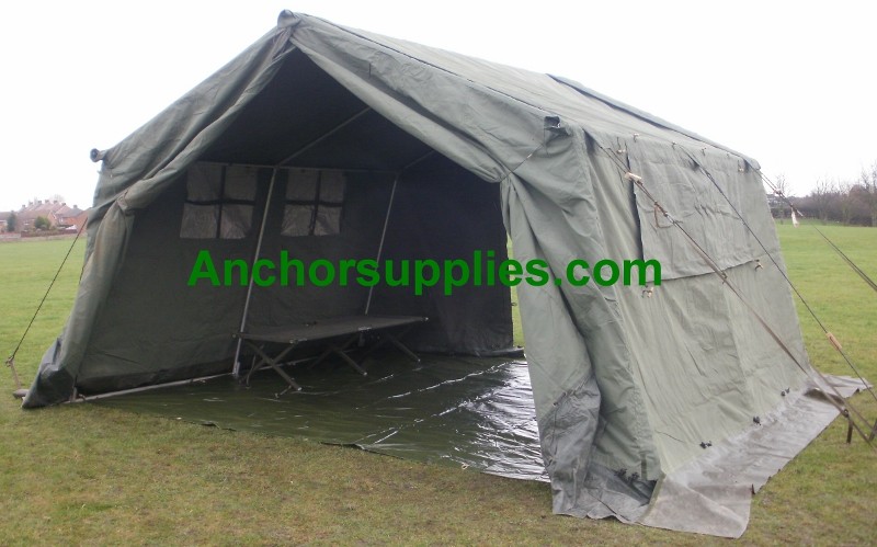 12x12 Ex British Army Frame Tent - A /Super Grade